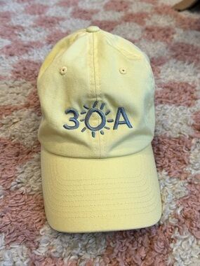 30A Pastel Embroidered Florida Beach Adjustable Baseball Hat